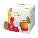 Café René Lemon & Raspberry Tea pakke og kapsel til Dolce Gusto
