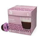 Kaffekapslen Mocha pakke og kapsel til Dolce Gusto
