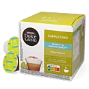 Nescafé Cappuccino Skinny & Unsweetened pakke og kapsel til Dolce Gusto
