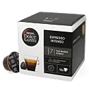 Nescafé Espresso Intenso pakke og kapsel til Dolce Gusto
