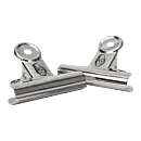 Kaffekapslen metal clamps with logo