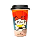 Cat design thermal mug 