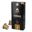 Kaffekapslen Lungo pakke og kapsel til Nespresso®