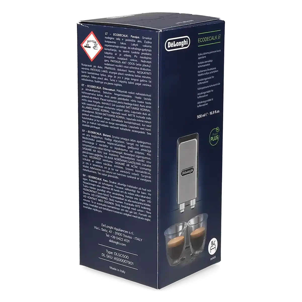 Delonghi\u0020Avkalking\u0020Eco\u0020Decalk\u0020DLSC500