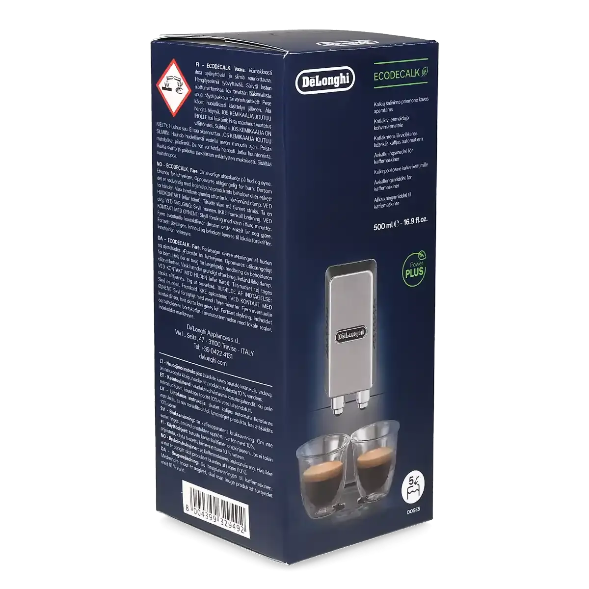 Delonghi\u0020Avkalking\u0020Eco\u0020Decalk\u0020DLSC500