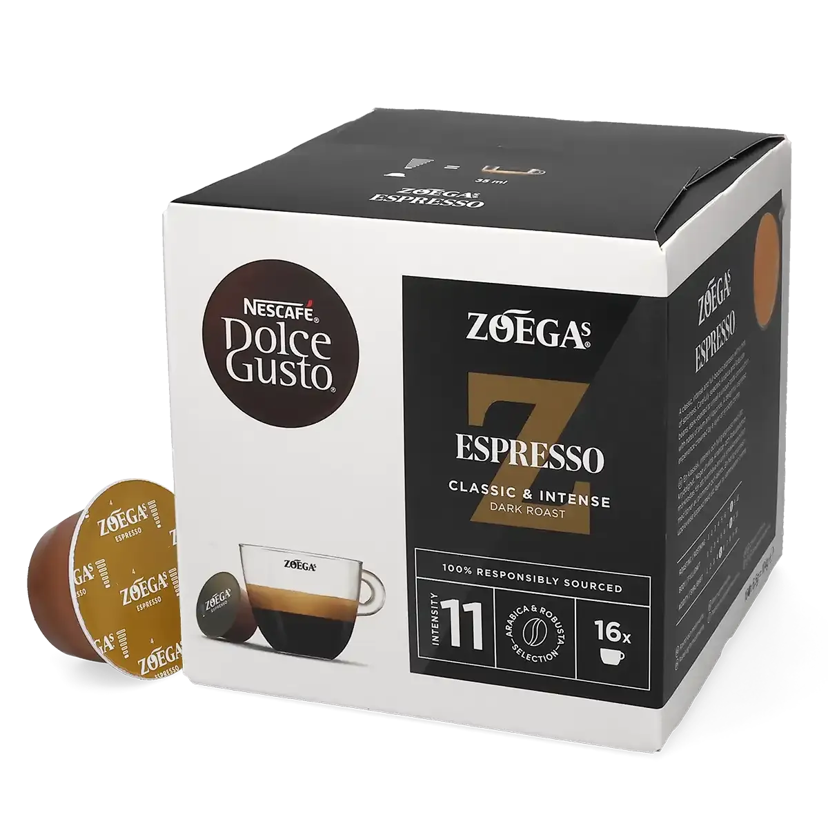 Nescafé | Zoégas Espresso - 16 kapsler til Nescafé Dolce Gusto