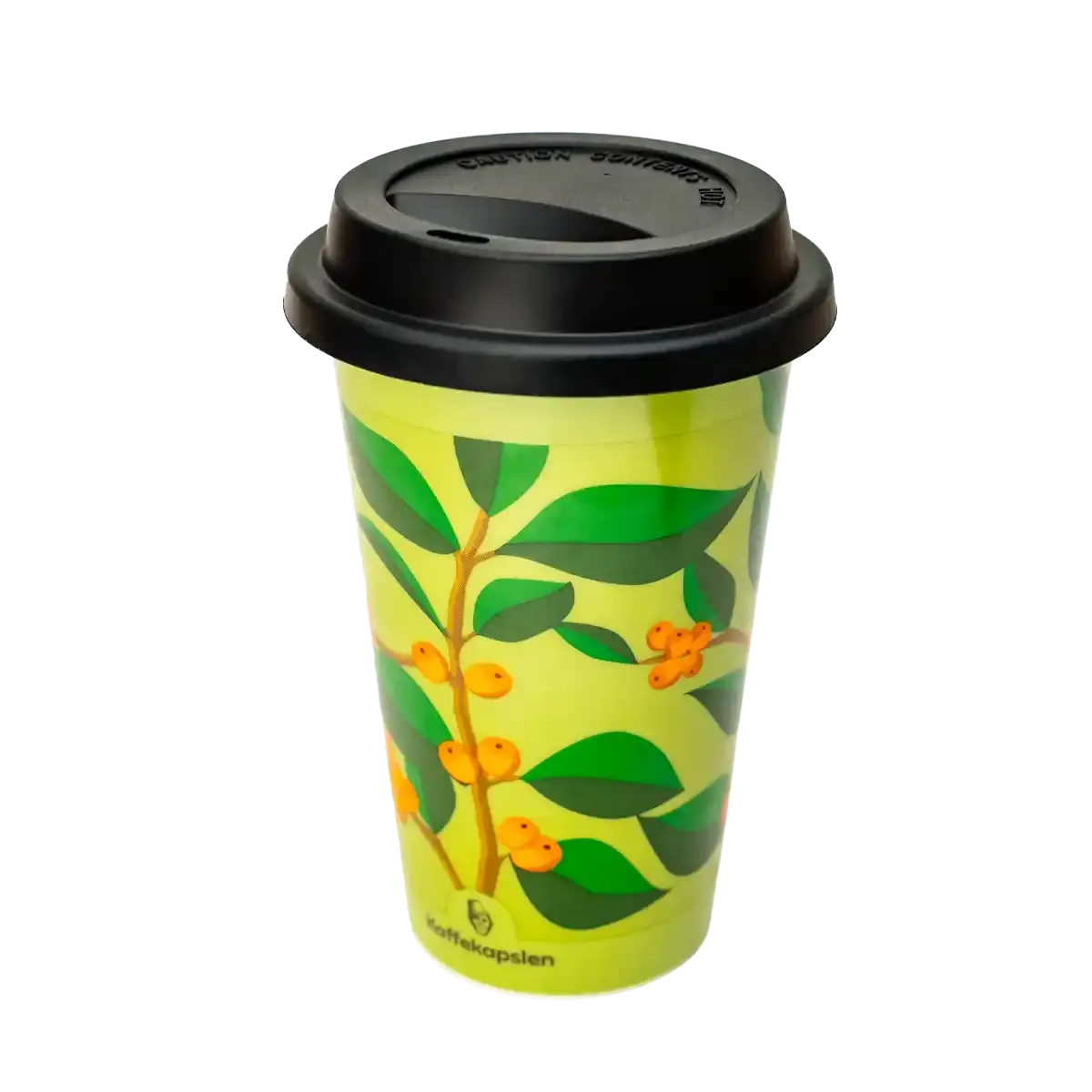 Kaffekopp\u0020med\u0020plante\u0020design