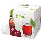 Café René Forest Fruit Tea pakke og kapsel til Dolce Gusto
