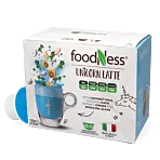 FoodNess Unicorn Latte pakke og kapsel til Dolce Gusto
