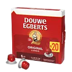 Douwe Egberts Lungo 6 Original XL pakke og kapsel til Nespresso
