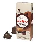 Gimoka Espresso Cremoso pakke og kapsel til Nespresso

