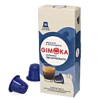 Gimoka Espresso Decaffeinato pakke og kapsel til Nespresso
