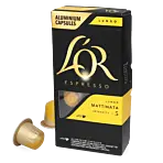 L'OR Lungo Mattinata package and capsule for Nespresso®