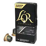 L'OR Onyx package and capsule for Nespresso®