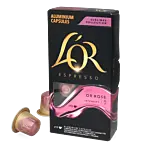 L'OR Or Rosé package and capsule for Nespresso®
