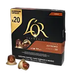 L'OR Lungo Estremo Big Pack package and capsule for Nespresso®
